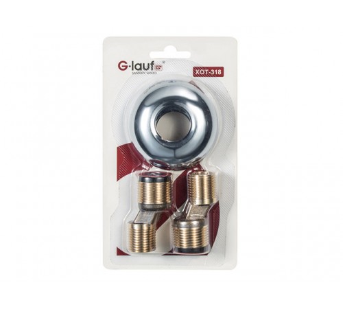 Эксцентрик с декоративной чашкой 3/4"х1/2" в блистере XOT-318 G.lauf (Эксцентрик 3/4" x "1/2" x 52 мм