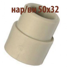 Муфта ПП переходная Wavin Ekoplastik нар/вн 50х32