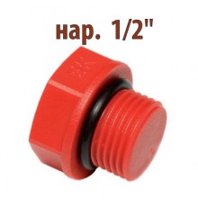Заглушка ПП короткая Wavin Ekoplastik нар. 20х1/2"