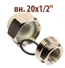Раструбное соединение ПП Wavin Ekoplastik вн. 20х1/2"