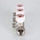 Коллектор с вентилями 3/4"х1/2" 3 вых. Valtec