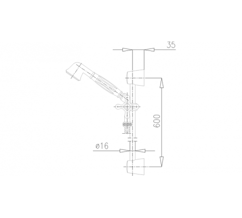 Душевая стойка Armatura Retro 841-111-00