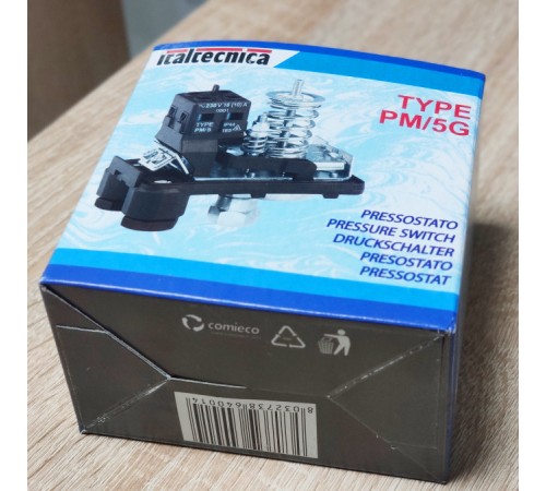 Реле давления Italtecnica РМ/5G (м) 1/4"