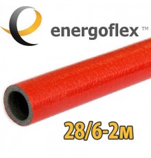 Теплоизоляция для труб ENERGOFLEX SUPER PROTECT красная 28/6-2м