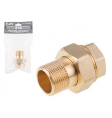 Американка прямая вн.-нар. 3/4" с уплотнительным кольцом AV Engineering
