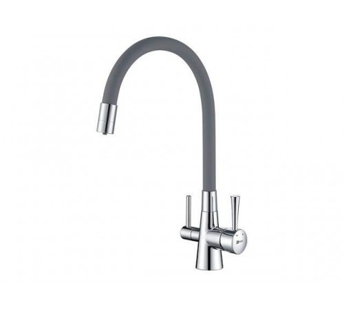 Смеситель для кухни (Lt) D35 серый LM3075C-Gray Lemark