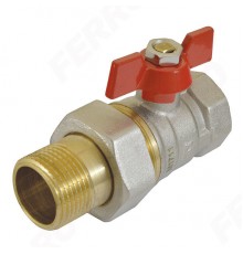 Кран шаровый с американкой 1" Ferro