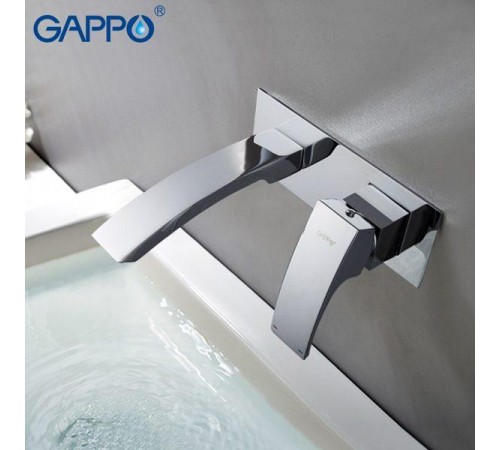 Смеситель для умывальника скрытого монтажа Gappo G1007-2