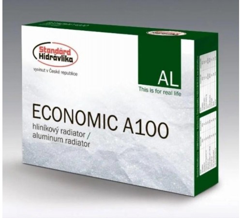 Алюминиевый радиатор Standard Hidravlika Economic A100 10 секц.