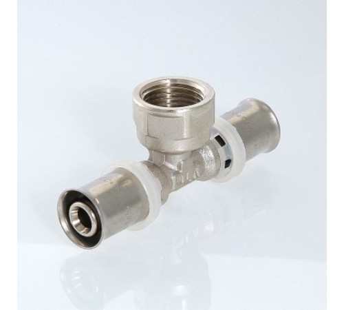 Тройник Valtec вн. 20х1/2"х20 пресс