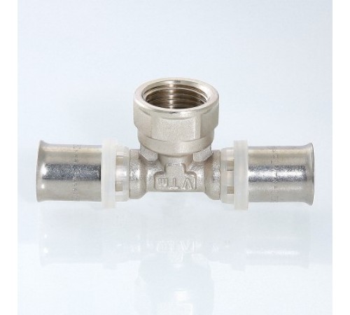 Тройник Valtec вн. 20х1/2"х20 пресс