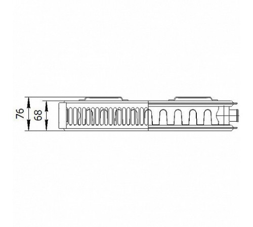 Стальной радиатор Лемакс Compact тип 11 300x1400 с боковым подключением