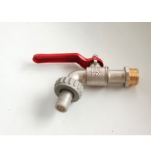 Кран шаровый cливной 1/2" нейлон ITAP рычаг 174