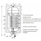 Бойлер косвенного нагрева Galmet Mini Tower SG-W(S) 140-LH левый