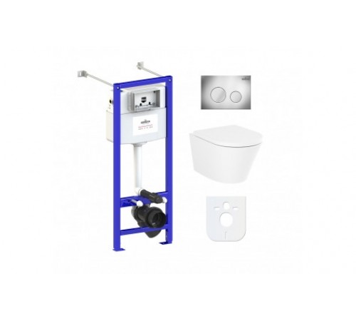 Комплект инсталляции и унитаза 6 в 1 Lavinia Boho Relfix Biore Compacto Rimless 77050174