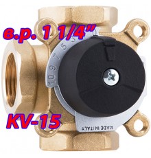 Трехходовой смесительный клапан Barberi ВР 1 1/4" Kv 15
