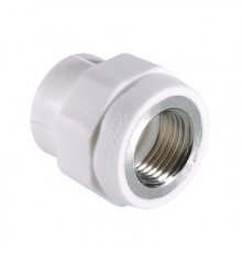 Муфта ПП вн. 25х3/4" Valtec белый