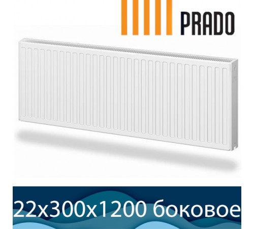 Стальной радиатор Prado Classic тип 22 300x1200 с боковым подключением