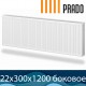Стальной радиатор Prado Classic тип 22 300x1200 с боковым подключением