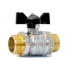 Кран шаровый 1" стандарт нар.-нар. бабочка PN 40 LD