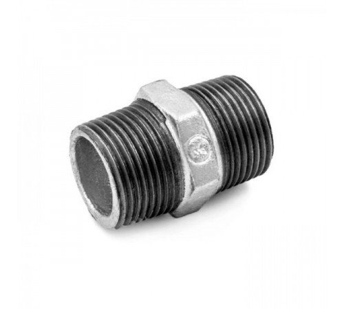 Ниппель чугунный оцинк. Ду 32 (1 1/4") Fittex PLUS