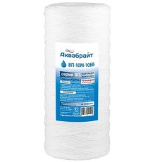 Картридж из полипропиленового шнура для фильтров типа 10BB, 10 микрон, Аквабрайт