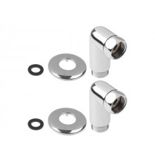 Американка угловая 1" вн. х 1/2" нар. ХРОМ, AV Engineering (2 шт. в уп.) (для полотенцесушителя)