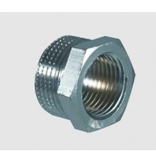 Футорка 3/4"х1/2" никель TDM Brass