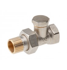 Кран вентильный для радиатора 1/2" прямой AV Engineering