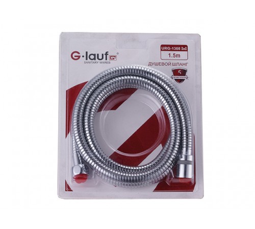 Душевой шланг в блистерной упаковке 1/2"х1/2" 150 см URG-1308 G.lauf