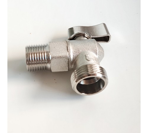 Кран для стиральной машины  1/2"x3/4" шаровый угловой ITAP 392