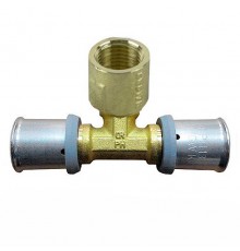 Тройник пресс 20х1/2"х20 в.р. Kermi x-net