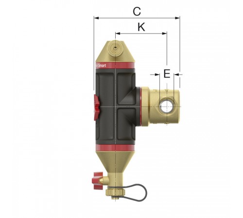 Сепаратор воздуха и грязи Flamcovent Clean Smart 3/4" Flamco