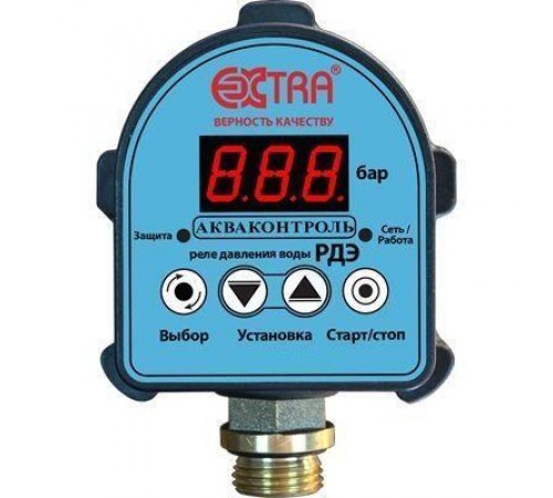 РДЭ-10-2,2 Реле давления электронное Extra Акваконтроль (2,2 кВт,5%)