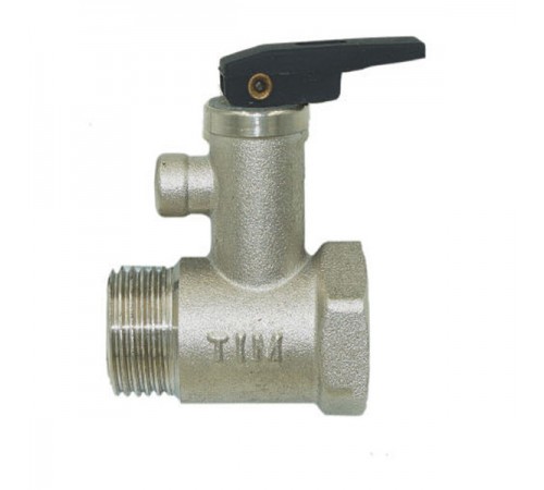 Клапан предохранительный для бойлера 1/2"с ручкой спуска (7 бар) TIM BL5812